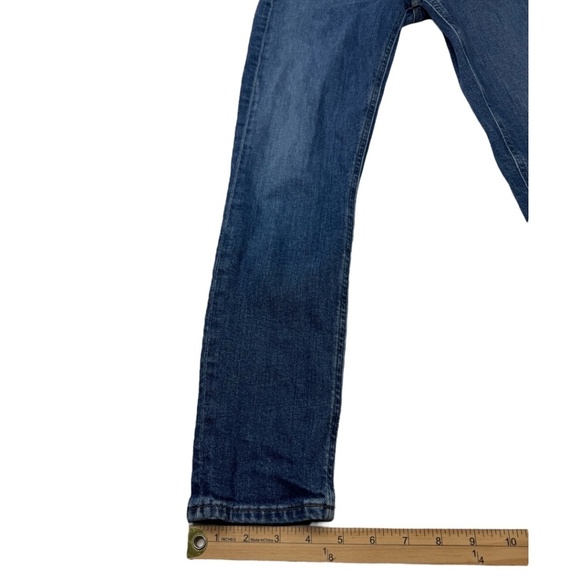 Agolde Nico High Rise Slim Jeans Fixation Medium Wash Button Fly - Picture 5 of 11